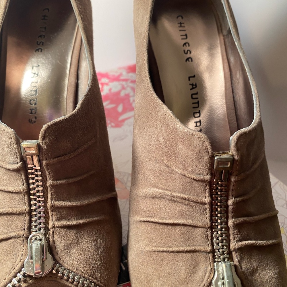 Chinese Laundry Brown Peep Toe Heels sz 6 NWB - Picture 6 of 12